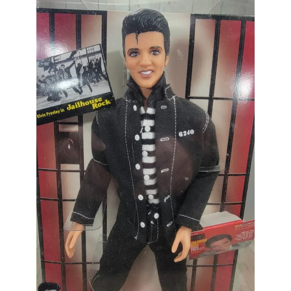 Mattel Elvis Presley Jailhouse Rock Barbie Collector Doll Pink Label NEW!!